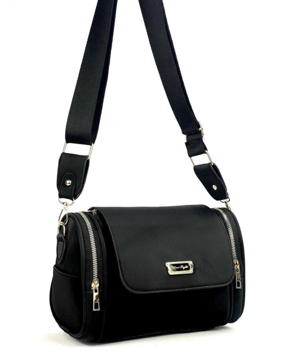 Siyah 4 Bölme Kalite Çanta CB9811