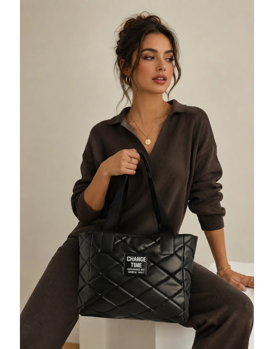 Siyah Büyük Boy Kol Çanta CB4963