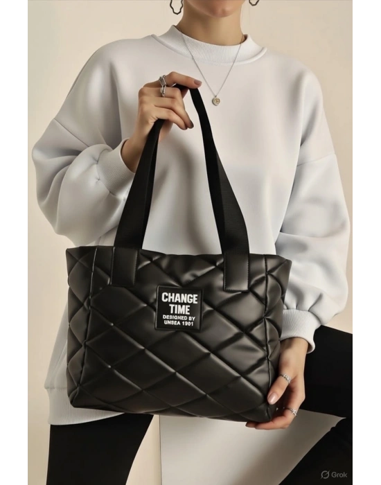 Siyah Büyük Boy Kol Çanta CB4963