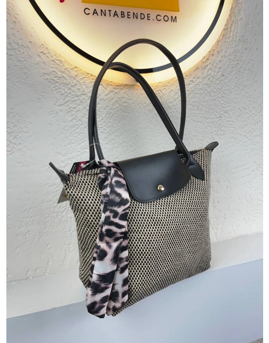 Siyah Dama Desen Siyah Sap Çanta CB0104