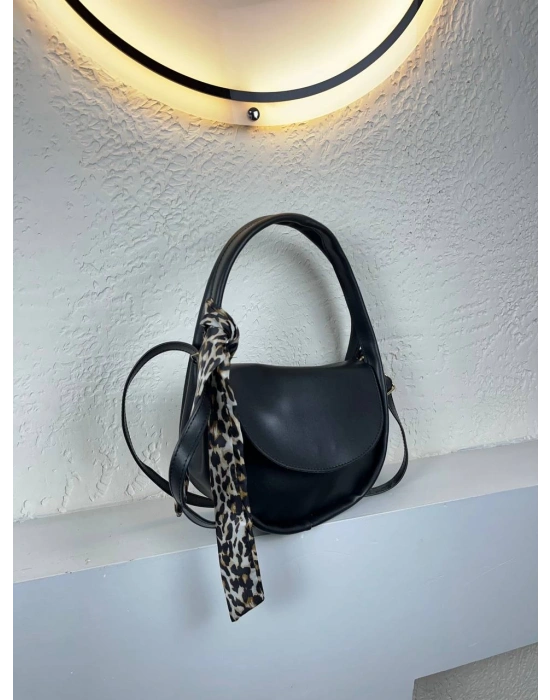 Siyah Fularlı Kalite Çanta CB6374