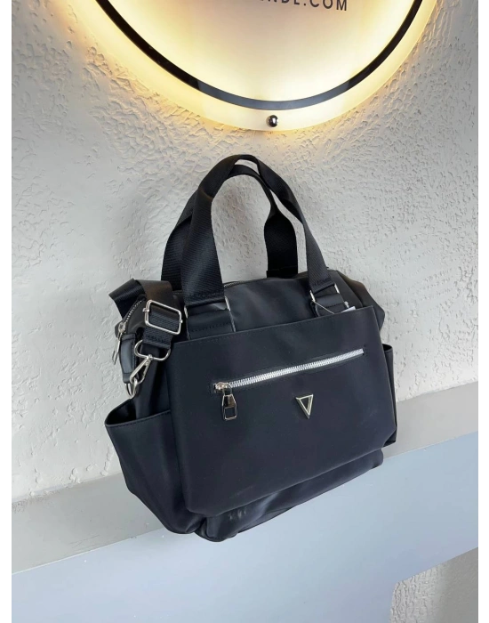 Siyah Kaliteli 3 Bölme Kol Çanta CB0924