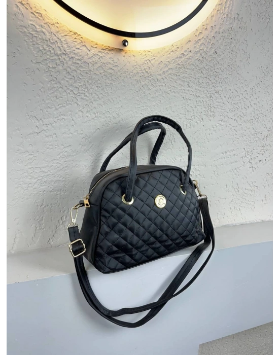 Siyah Kapitone Çanta CB8911