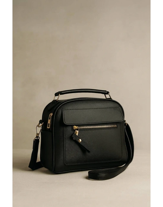 Siyah Renk 3 Bölme HB Çanta CB27426