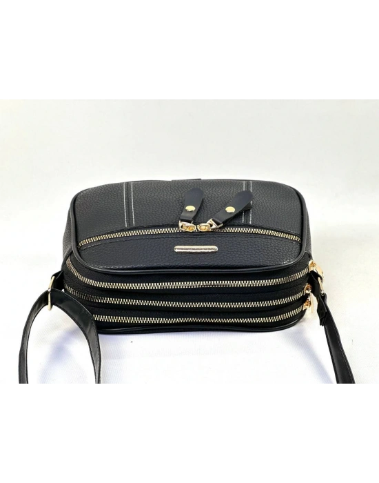 Siyah Renk 4 Bölme BRLN Çanta CB89821