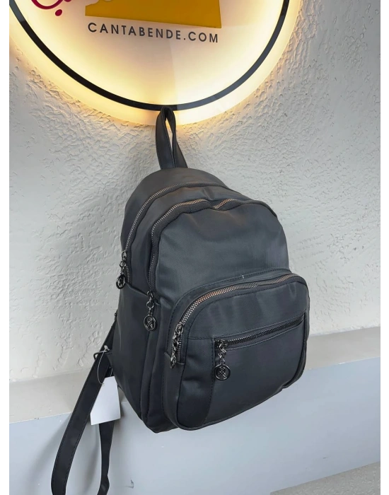 Siyah Renk 4 Bölme Sırt Çanta HB CB89124