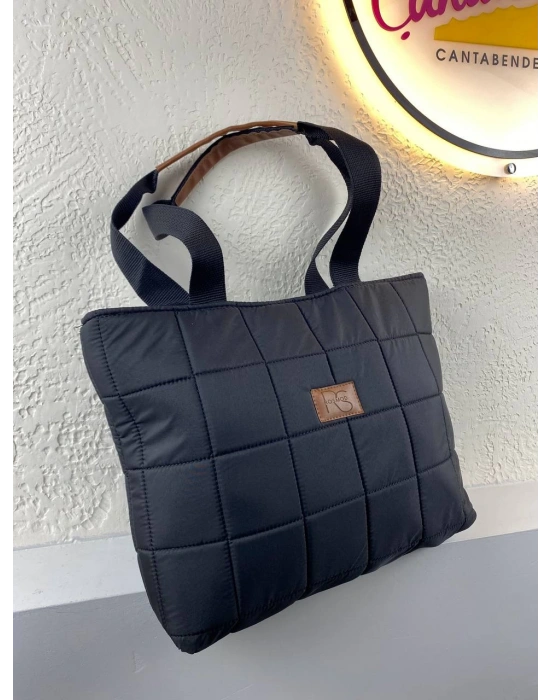 Siyah Renk Büyük Boy Kampanyalı Paraşüt Kol Çanta CB96278