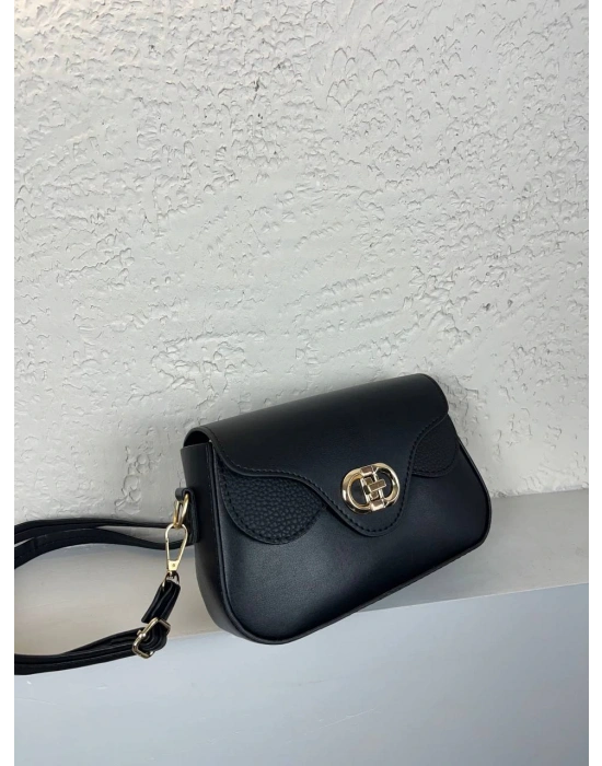 Siyah Renk Kalıp Önü Kilitli Çanta CB9131