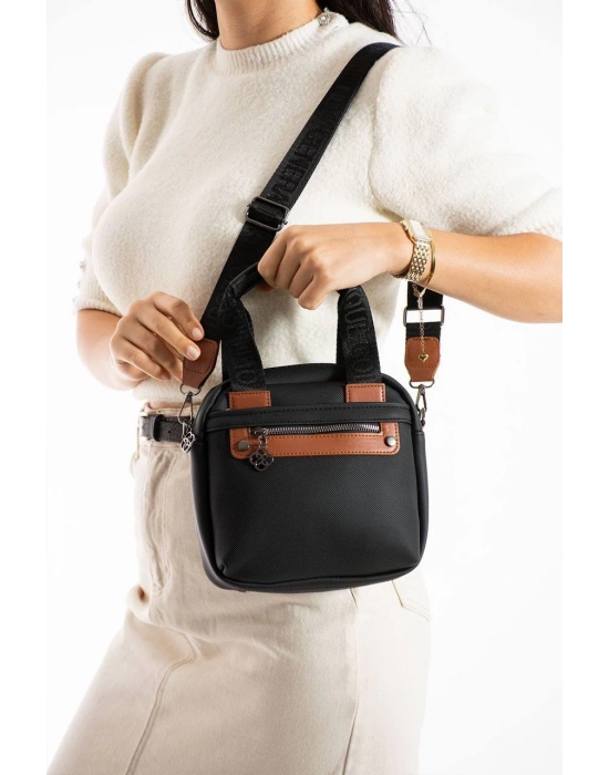 Siyah Renk Kalite 4 Bölme Çanta CB9811