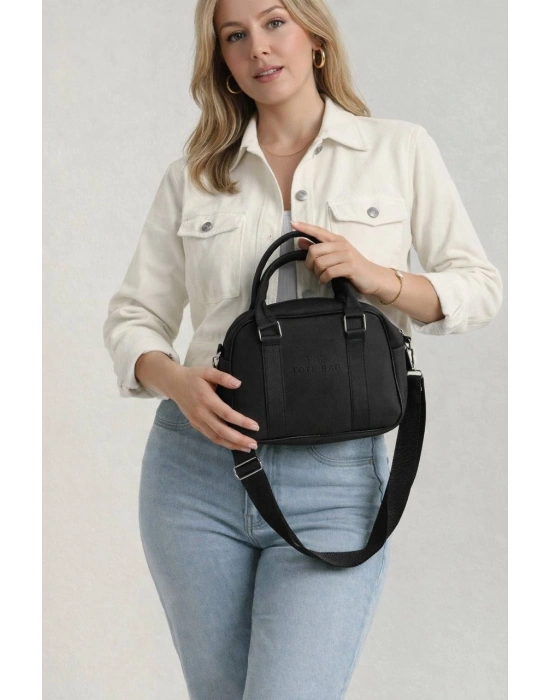 Siyah Renk Lakos Yeni Çanta CB67813