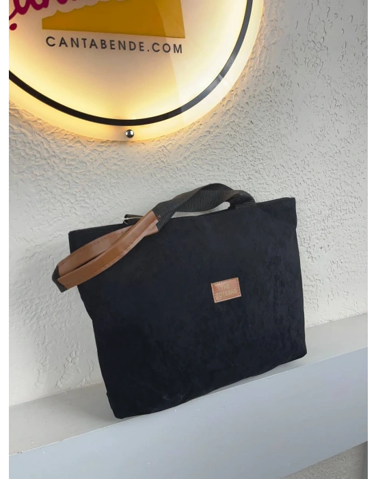 Siyah Renk NUBUK BÜYÜK BOY ÇANTA CB0134