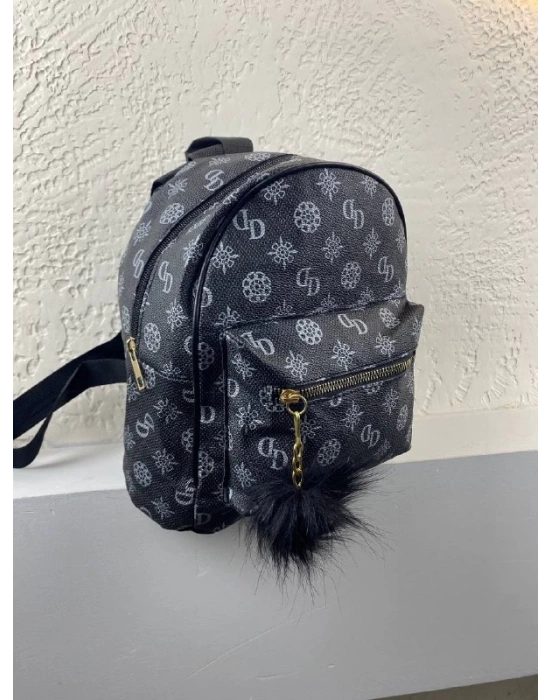 Siyah Renk Orta Boy Sırt Çanta