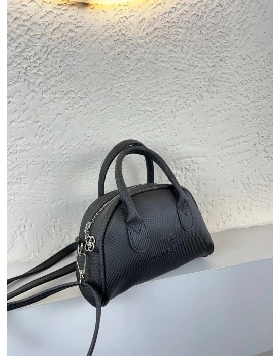 Siyah Renk Tote Lakos Deri Çanta CB9256