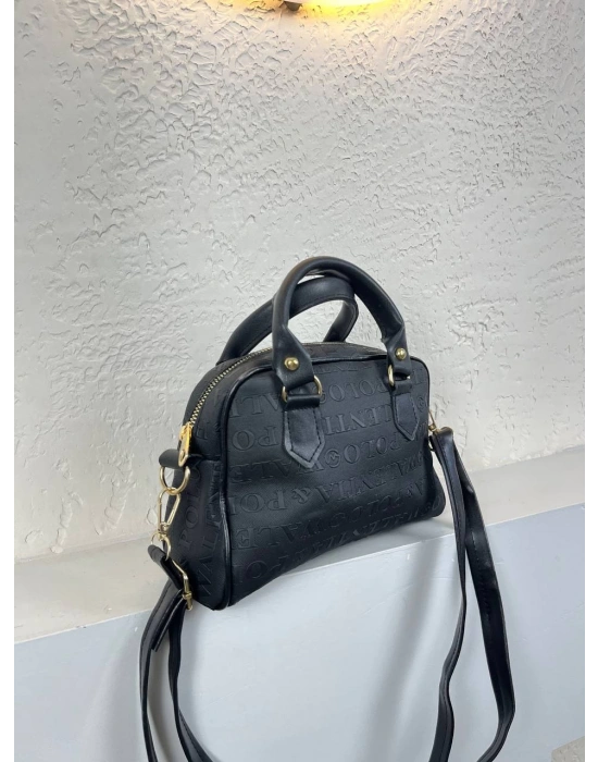 Siyah Renk YAZILI SAREM Çanta CB3078