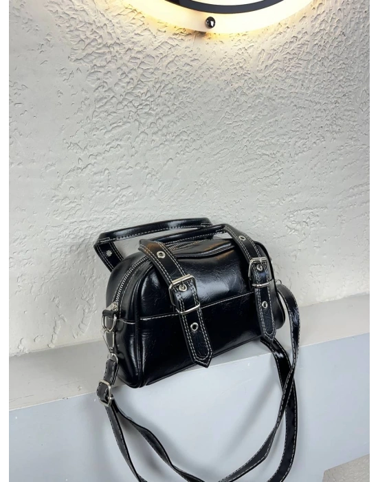 Siyah Renk YENİ KALİTE Çanta ÖN KEMERLİ CB9812