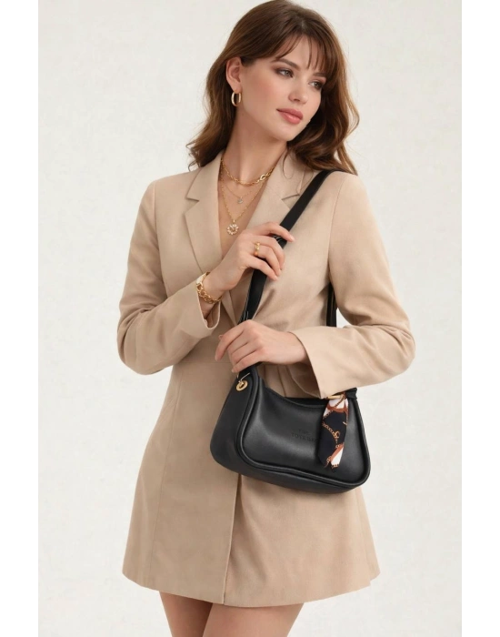 Siyah Renk Yeni TOTE Çapraz Çanta CB2872