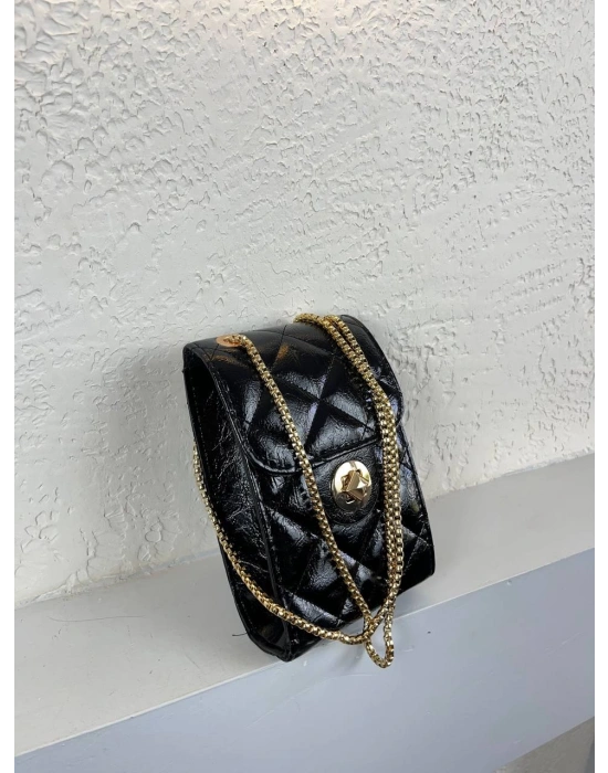 Siyah Renk YENİ ZİNCİRLİ Çanta CB6814