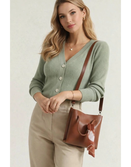 Taba MİNİ BOY Fularlı Çanta CB0000