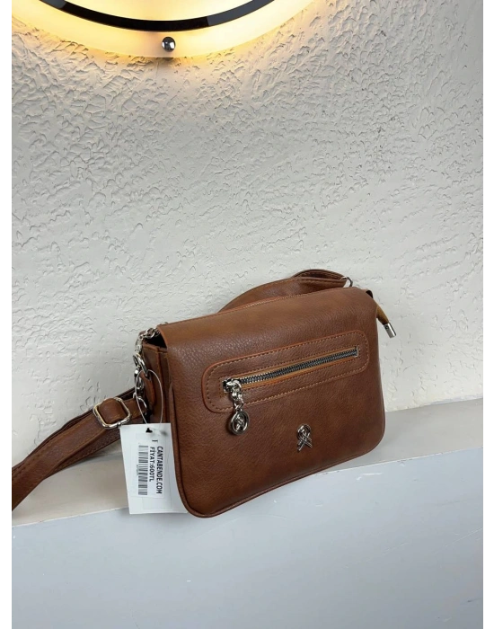 Taba Renk 3 Bölme HB Çanta CB1177