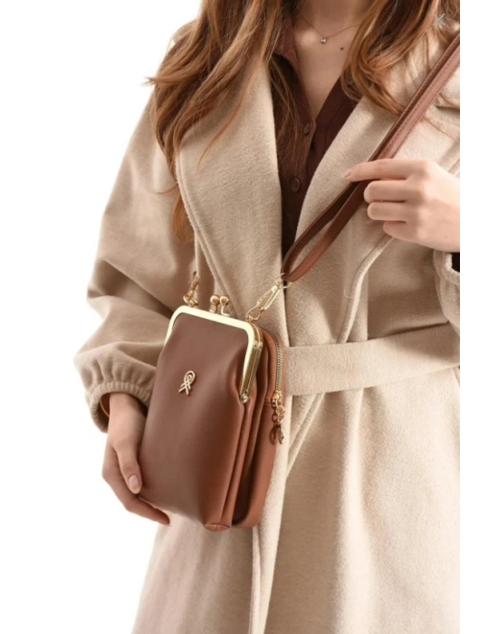 Taba Renk 3 Bölme HB Çanta CB9023