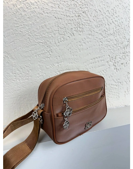 Taba Renk 3 Bölme YENİ ÇANTA CB0141