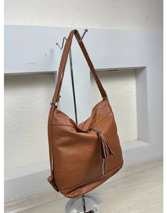 Taba Renk Hem Sırt Hem Kol HB Çanta CB1790