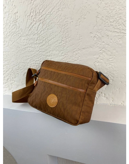 Taba Renk Krinkıl Kumaş Çanta CB8522