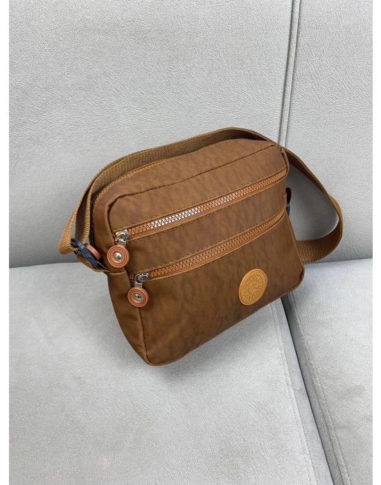 Taba Renk Krinkıl Kumaş Çanta CB8522