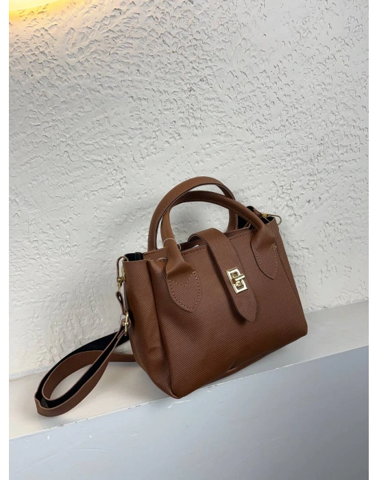 Taba Renk LAKOS Deri Çapraz Çanta CB72382