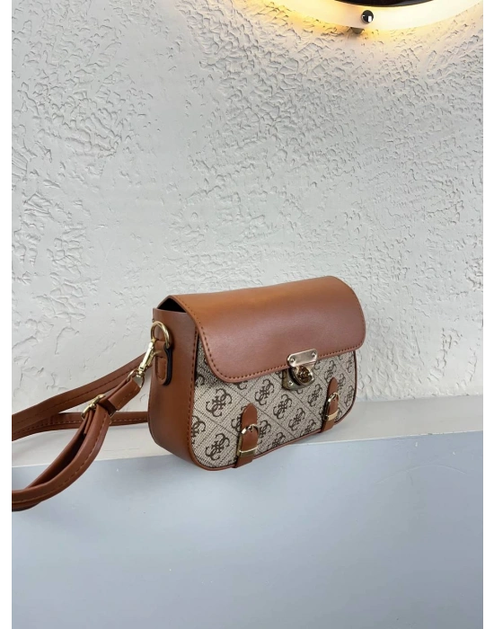 Taba Renk Önü Kemerli Çanta CB0691