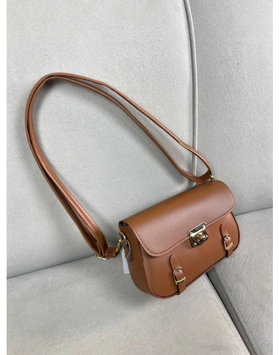 Taba Renk Önü Kemerli Çanta CB7463