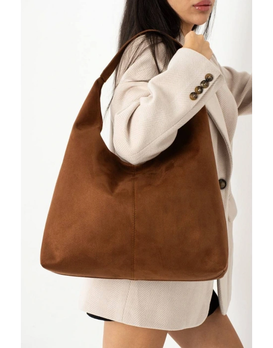 Taba Renk SÜET KALİTE BRLN Çanta CB8141