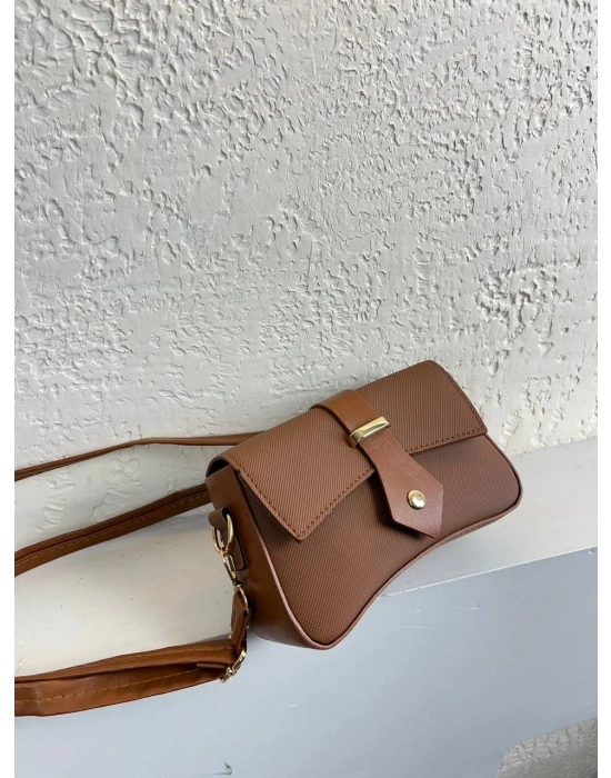 Taba Renk Tokalı Çanta CB65446