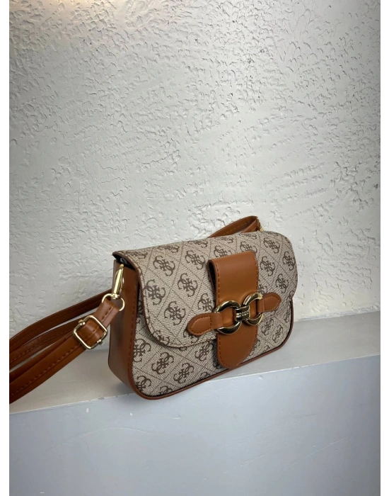 Taba Renk Tokalı Çanta CB9100