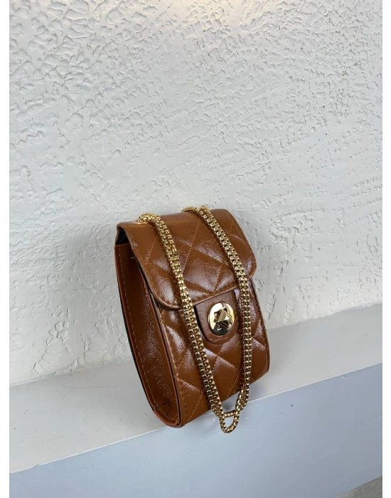 Taba Renk YENİ ZİNCİRLİ Çanta CB6814