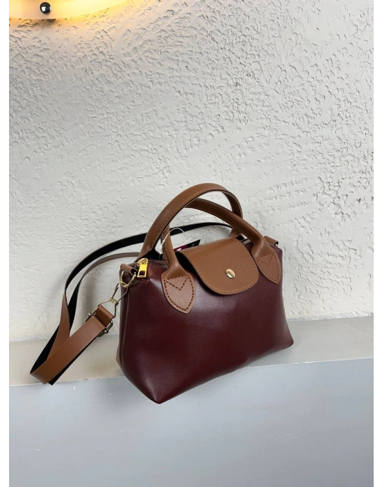 Taba Sap Bordo Renk Çapraz Çanta CB08922