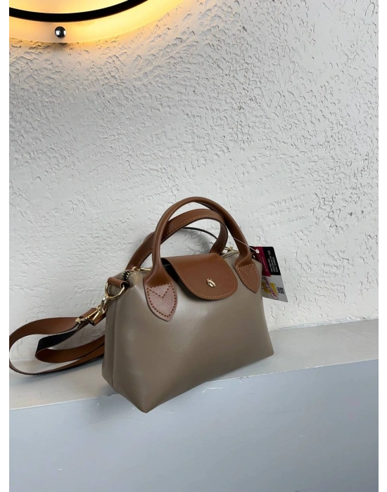 Taba Sap Koyu Vizon Çapraz Çanta CB08922