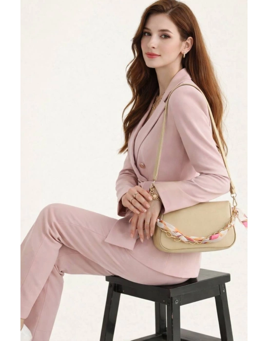 Vizon Fularlı Yeni Sezon Çanta CB9999