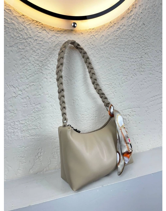 Vizon Kolları Hasır Fularlı Kol Çanta CB6714