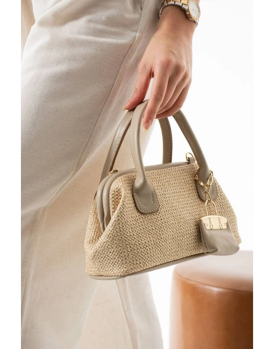 Vizon Renk HASIR KALİTE BRLN Çanta CB92211