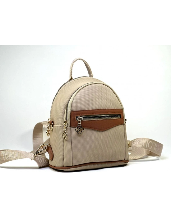 Vizon Renk Hem Sırt Hem Çapraz Çanta CB8914