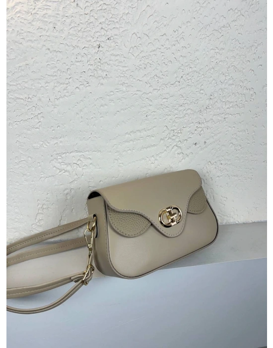 Vizon Renk Kalıp Önü Kilitli Çanta CB9131