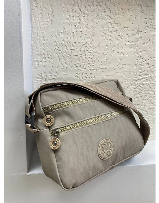 Vizon Renk Krinkıl Kumaş Çanta CB8522