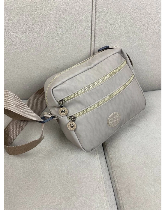 Vizon Renk Krinkıl Kumaş Çanta CB8522