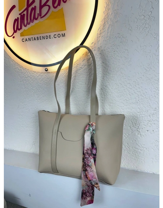 Vizon Renk LAKOS FULARLI Çanta CB2211