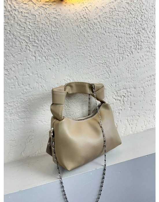 Vizon Renk Mini Zincirli Çanta CB6713