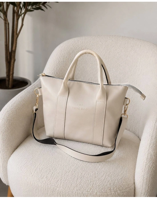 Vizon Renk Tote Yeni Çanta CB10451
