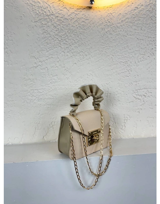 Vizon Renk Vizon Sap Mini Zincirli Çanta CB5796