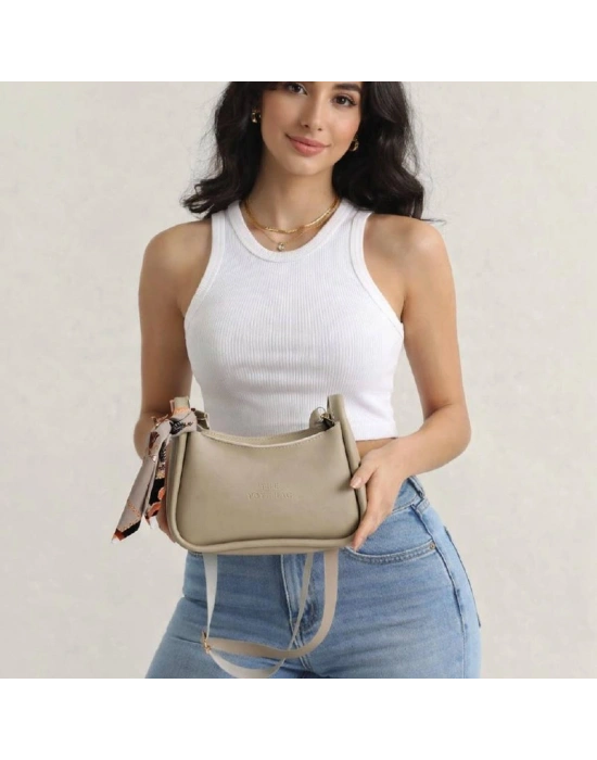 Vizon Renk Yeni TOTE Çapraz Çanta CB2872