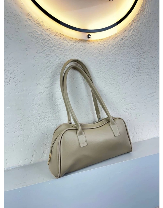 Vizon Renk Yumuşak Deri Kol Çanta CB1341